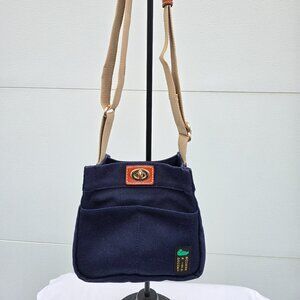 Dooney & Bourke Navy Canvas Crossbody 20